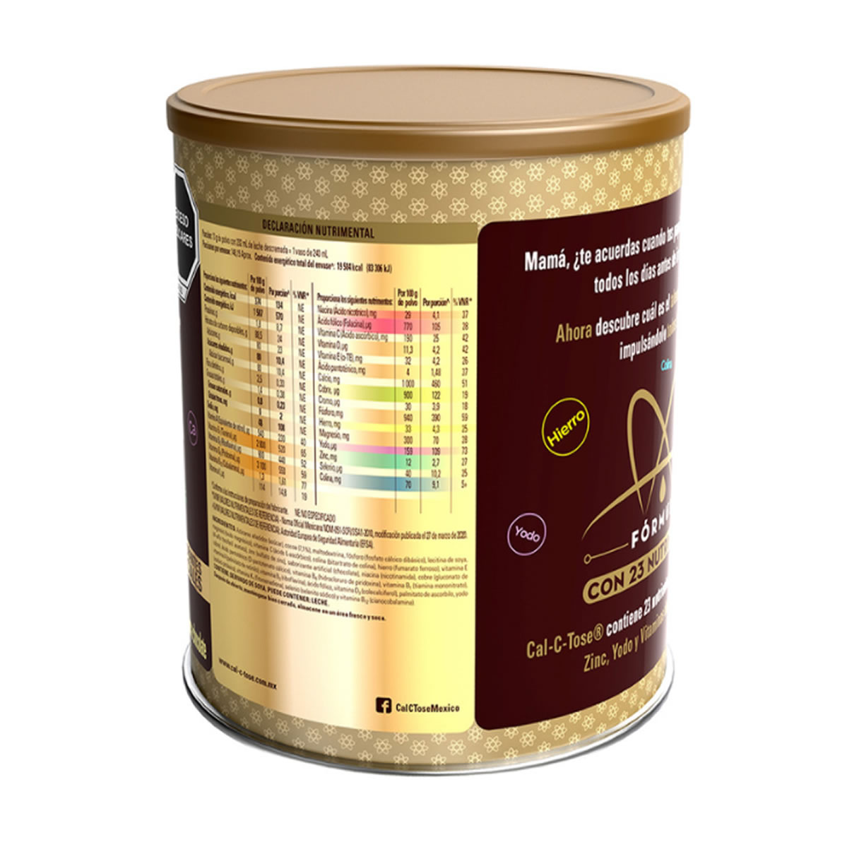 Cal-C-Tose Chocolate en Polvo Fortificado 1.9 kg