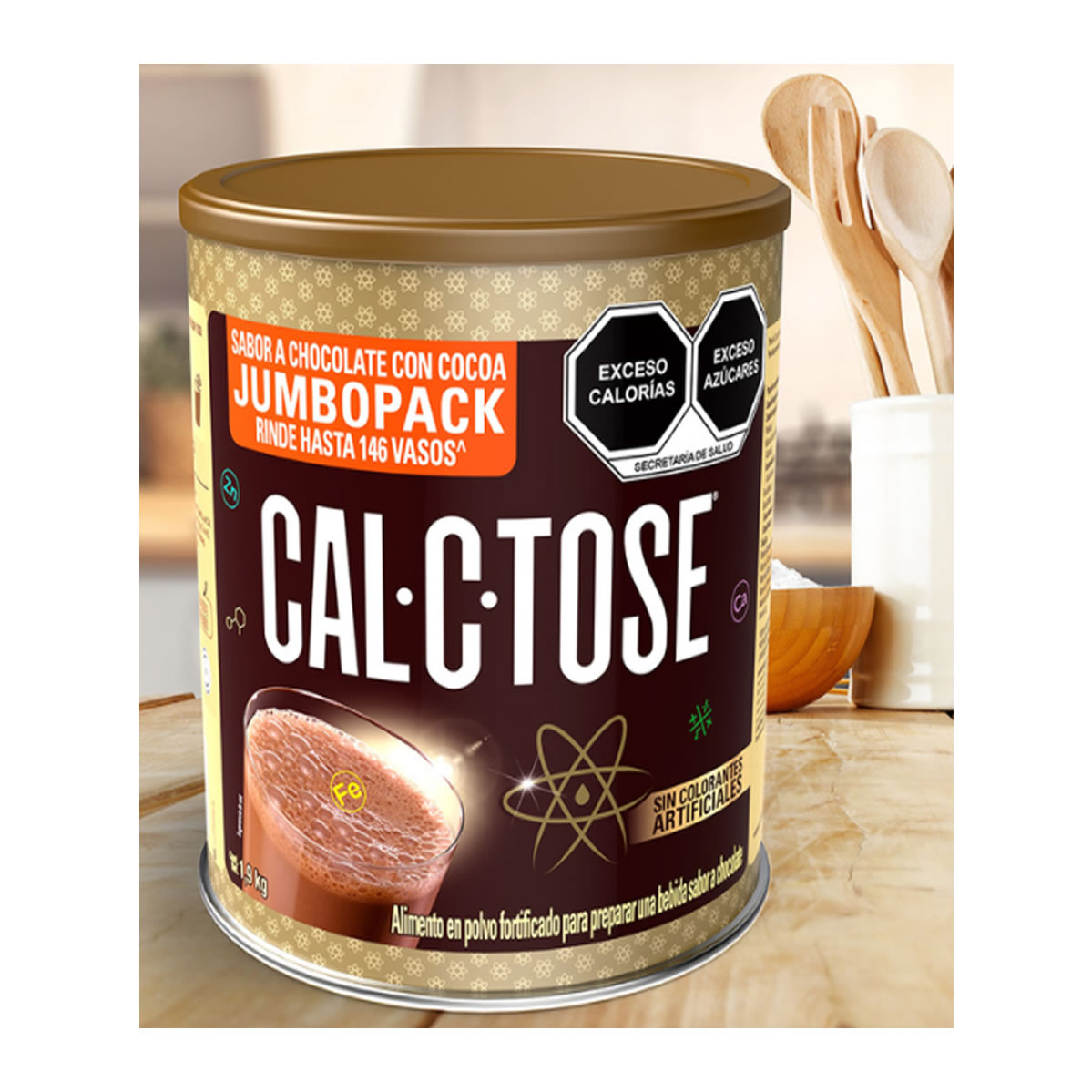Cal-C-Tose Chocolate en Polvo Fortificado 1.9 kg