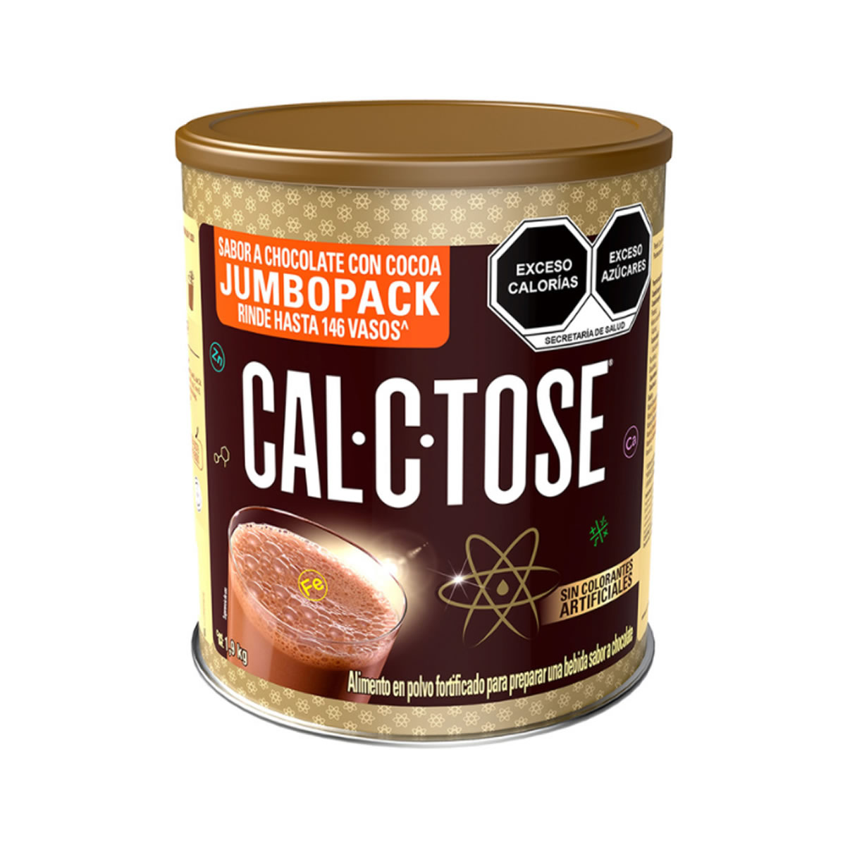 Cal-C-Tose Chocolate en Polvo Fortificado 1.9 kg