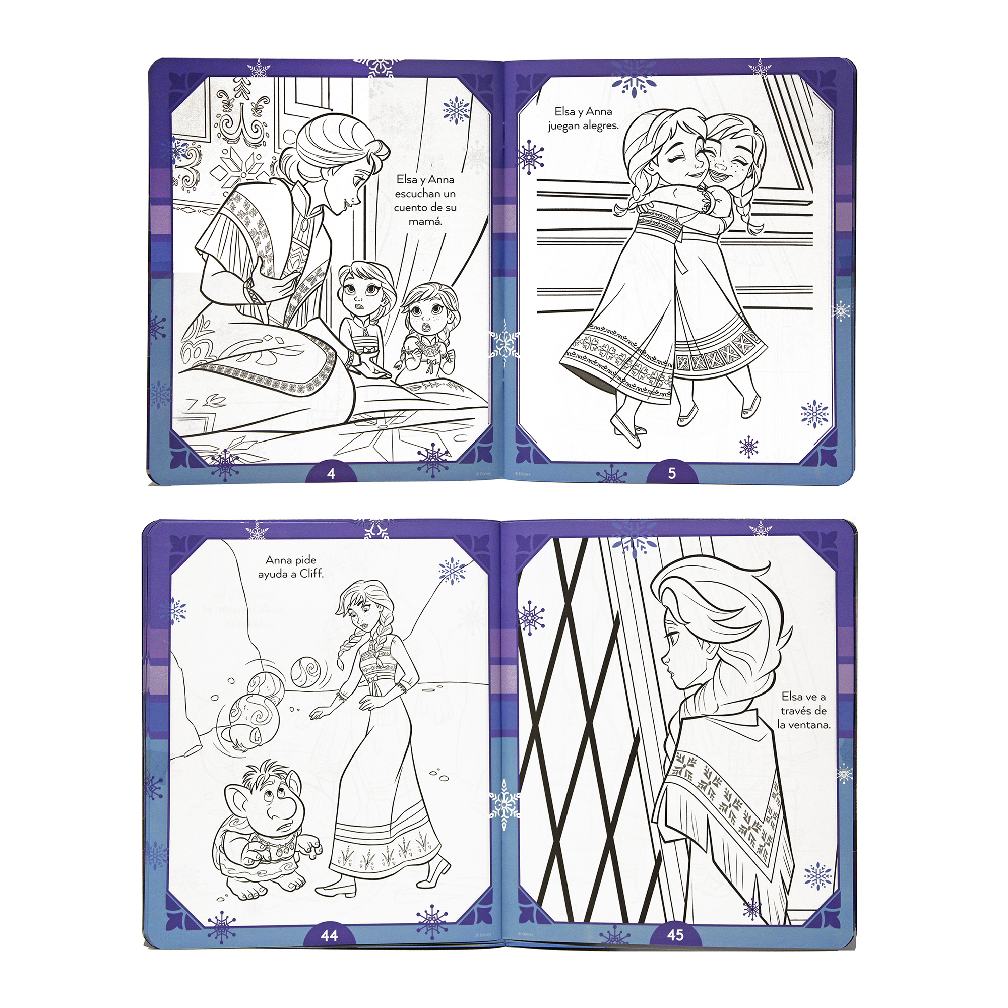 Frozen, Princesas, Minnie, 3 Libros para colorear borrables + 24 plumones + 12 colores