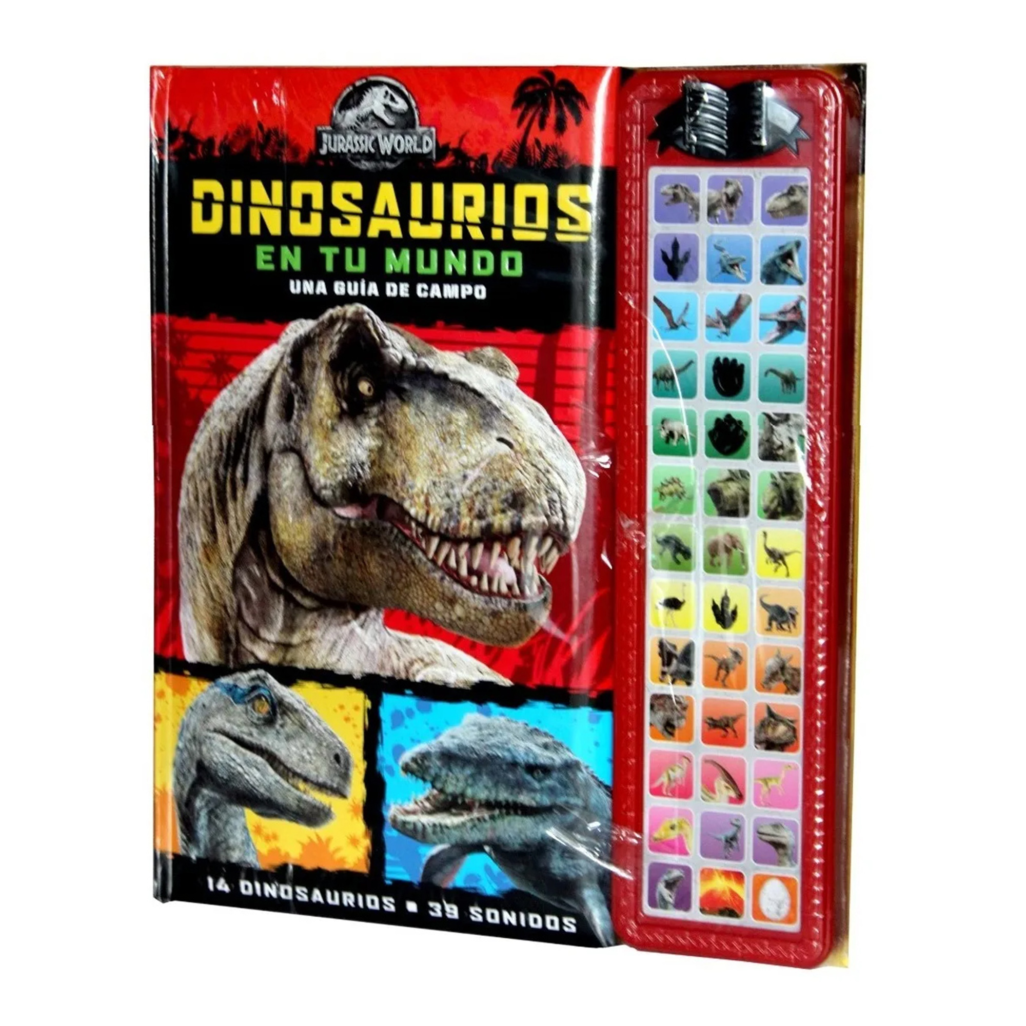 Dinosaurios Libro Con Sonido Didáctico Ilustrado a color, Pasta Dura