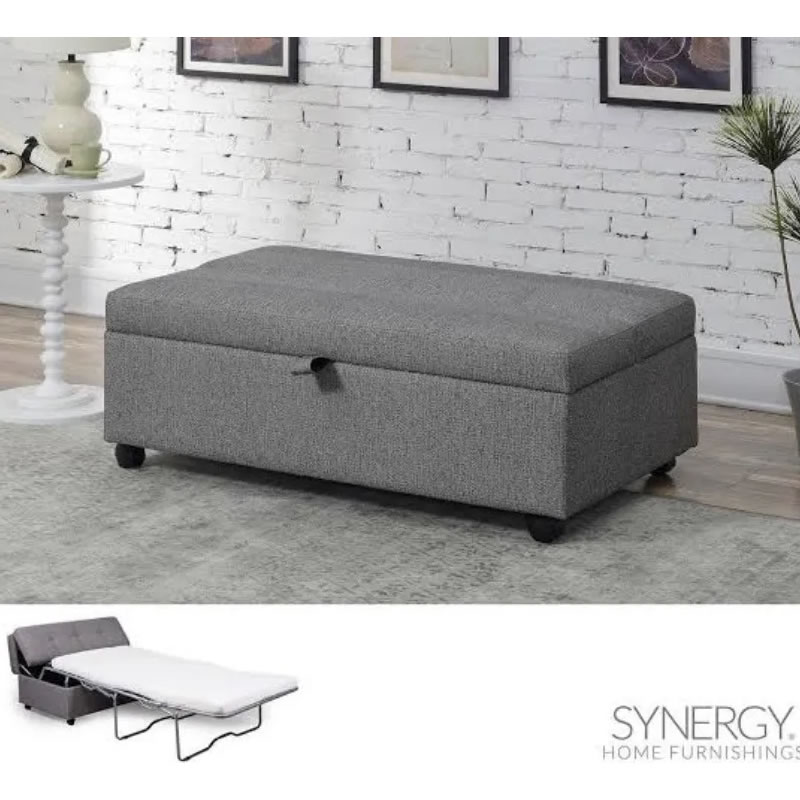 Banco Otomano Con Cama Integrada Synergy Home 2000265 CST