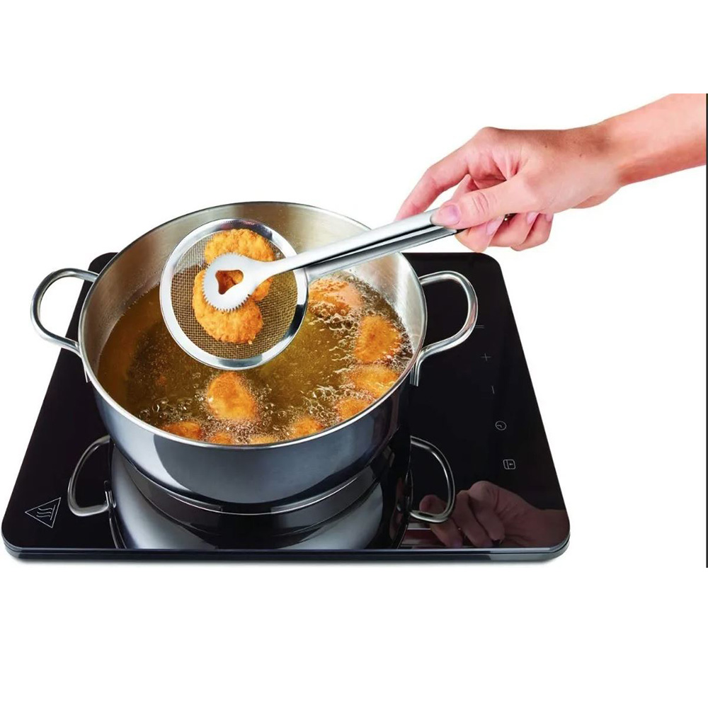 Pinzas Para Freír Utensilio Cocina Frituras Escurridor Goshoppingmx