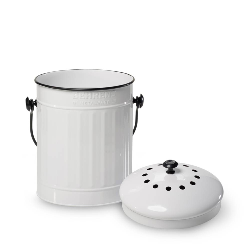 Bote Para Composta De Metal Galvanizado 1.5 Galones