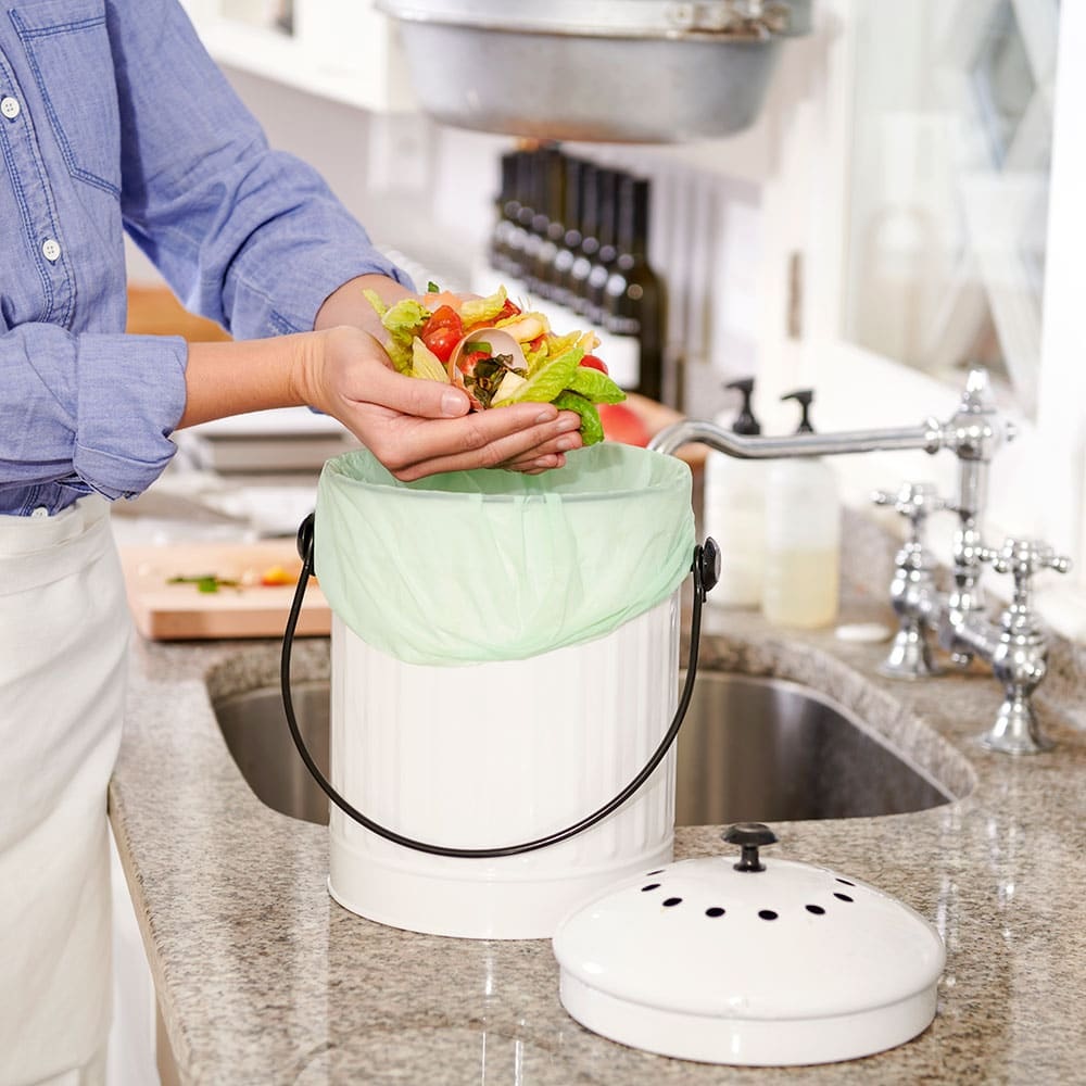 Bote Para Composta De Metal Galvanizado 1.5 Galones