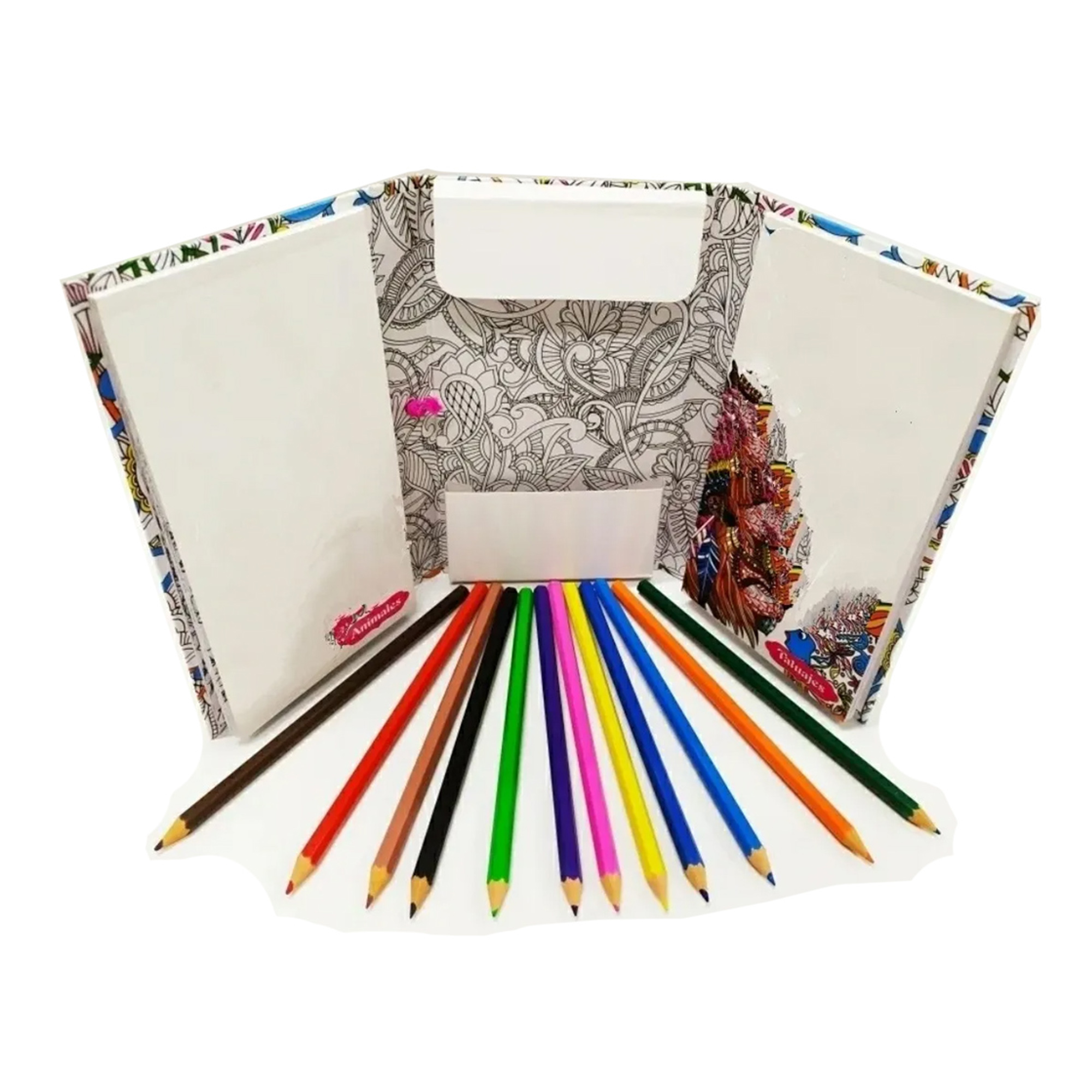 Mandalas Flores con más de 60 Diseños + 12 colores, libro para colorear