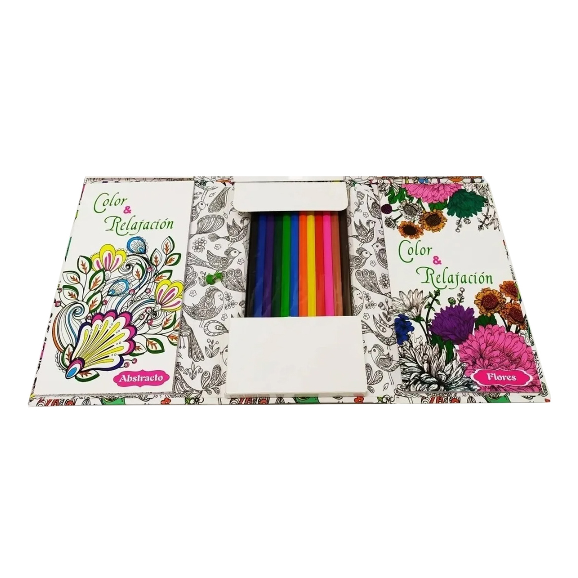 Mandalas Flores con más de 60 Diseños + 12 colores, libro para colorear