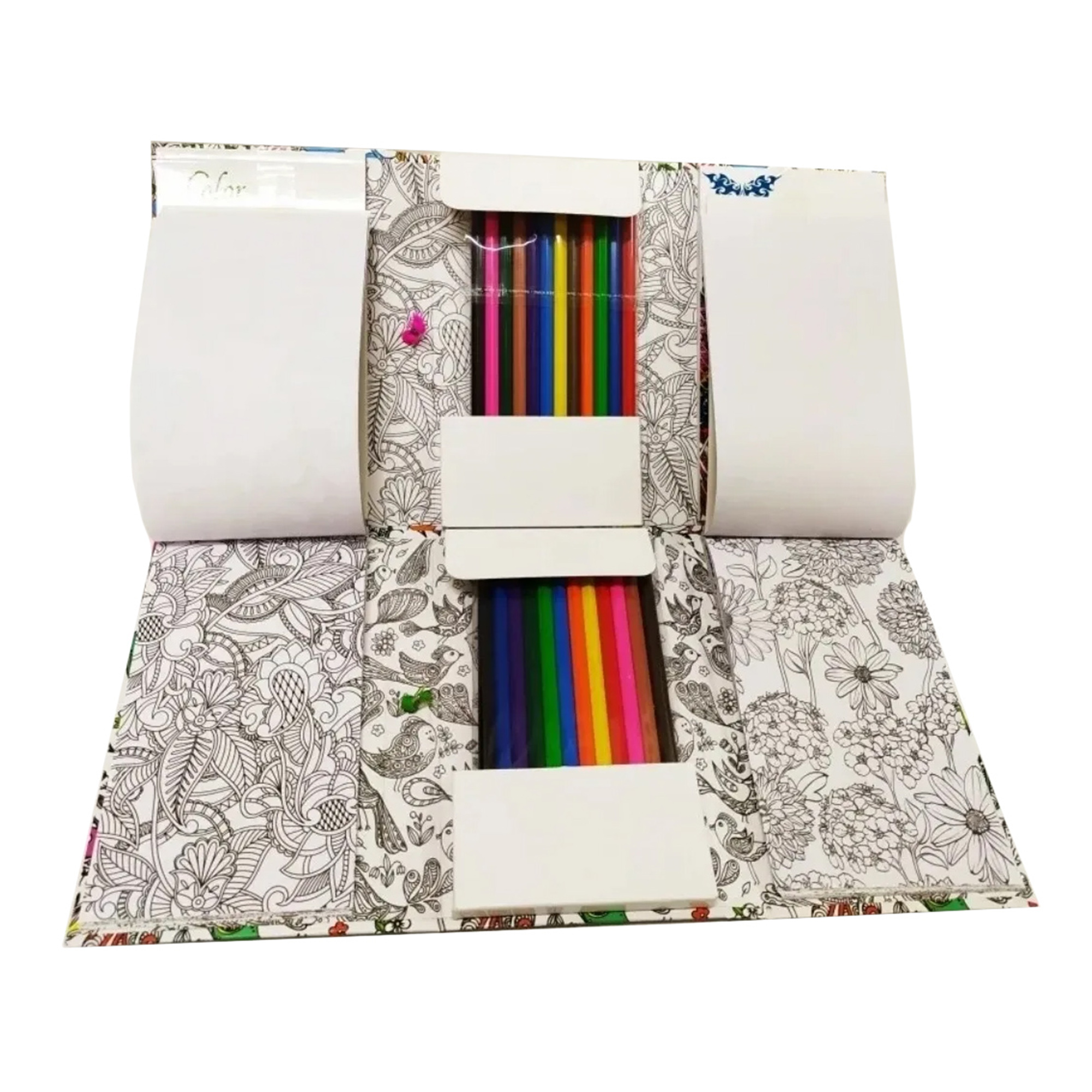 Mandalas Flores con más de 60 Diseños + 12 colores, libro para colorear