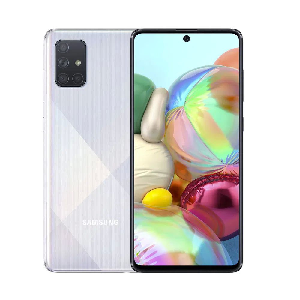 Celular SAMSUNG A71 128/8gb Plata Desbloqueado Dual Sim