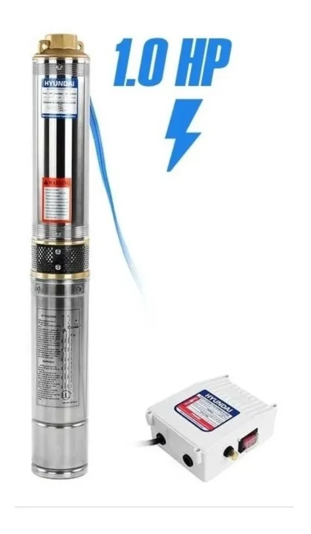 Bombas Sumergibles De Agua Agrícola Hyundai 1hp 110v 92m 70 HYWP1000Gl