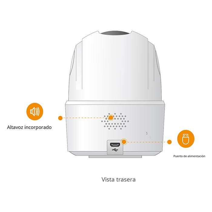 Kit Camaras de seguridad WIFI IMOU Ranger 2C 1080p Full HD 2.4Ghz Giro 360 grados 