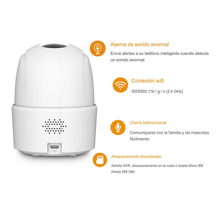 Kit Camaras de seguridad WIFI IMOU Ranger 2C 1080p Full HD 2.4Ghz Giro 360 grados 