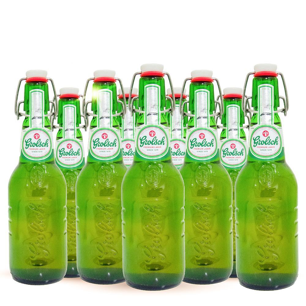12 Pack Cerveza Holandesa Grolsch Swingtop 450ml C/u