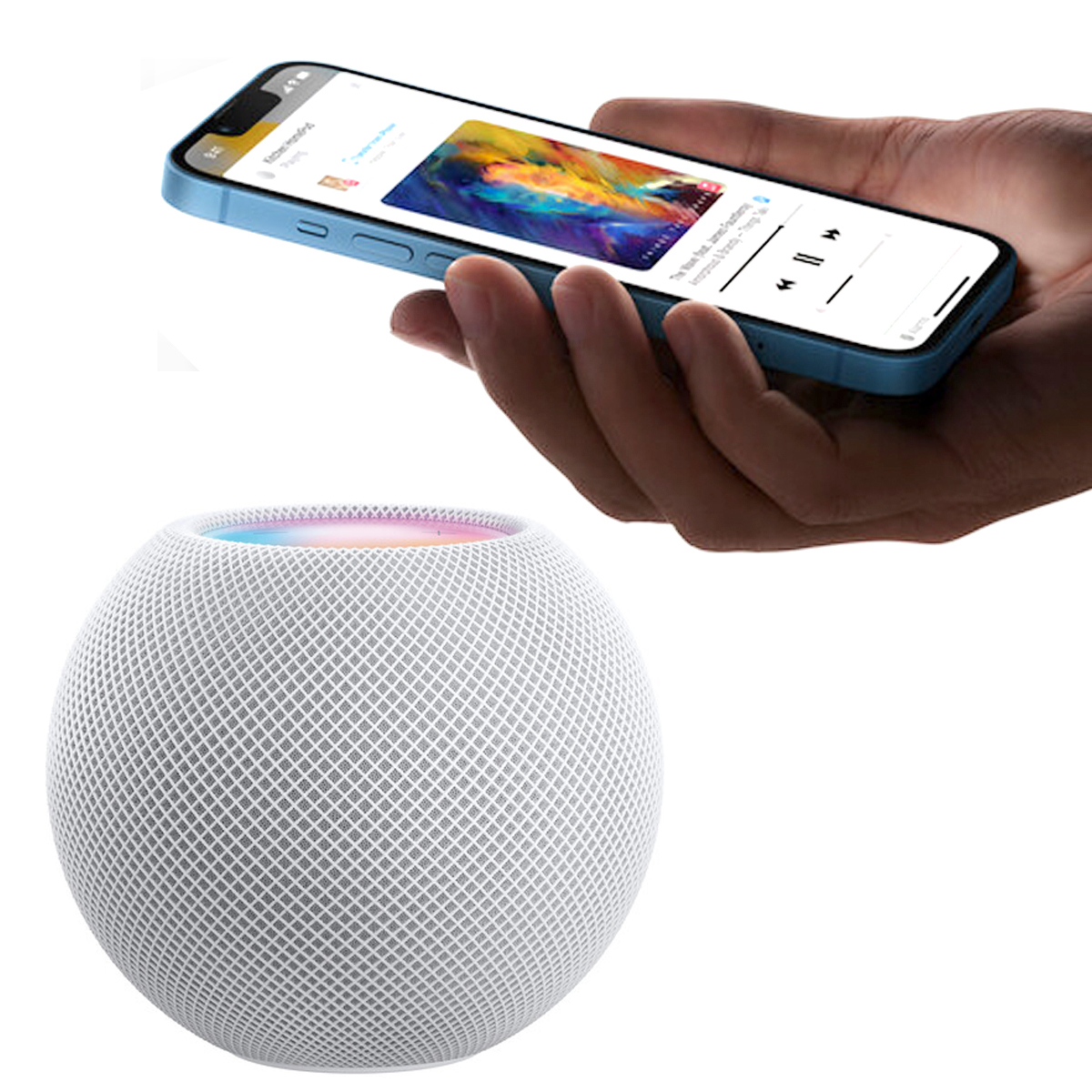 Apple Homepod Mini Bluetooth, Apple Altavoz Inteligente, Siri Soportado, LAN Inalámbrica