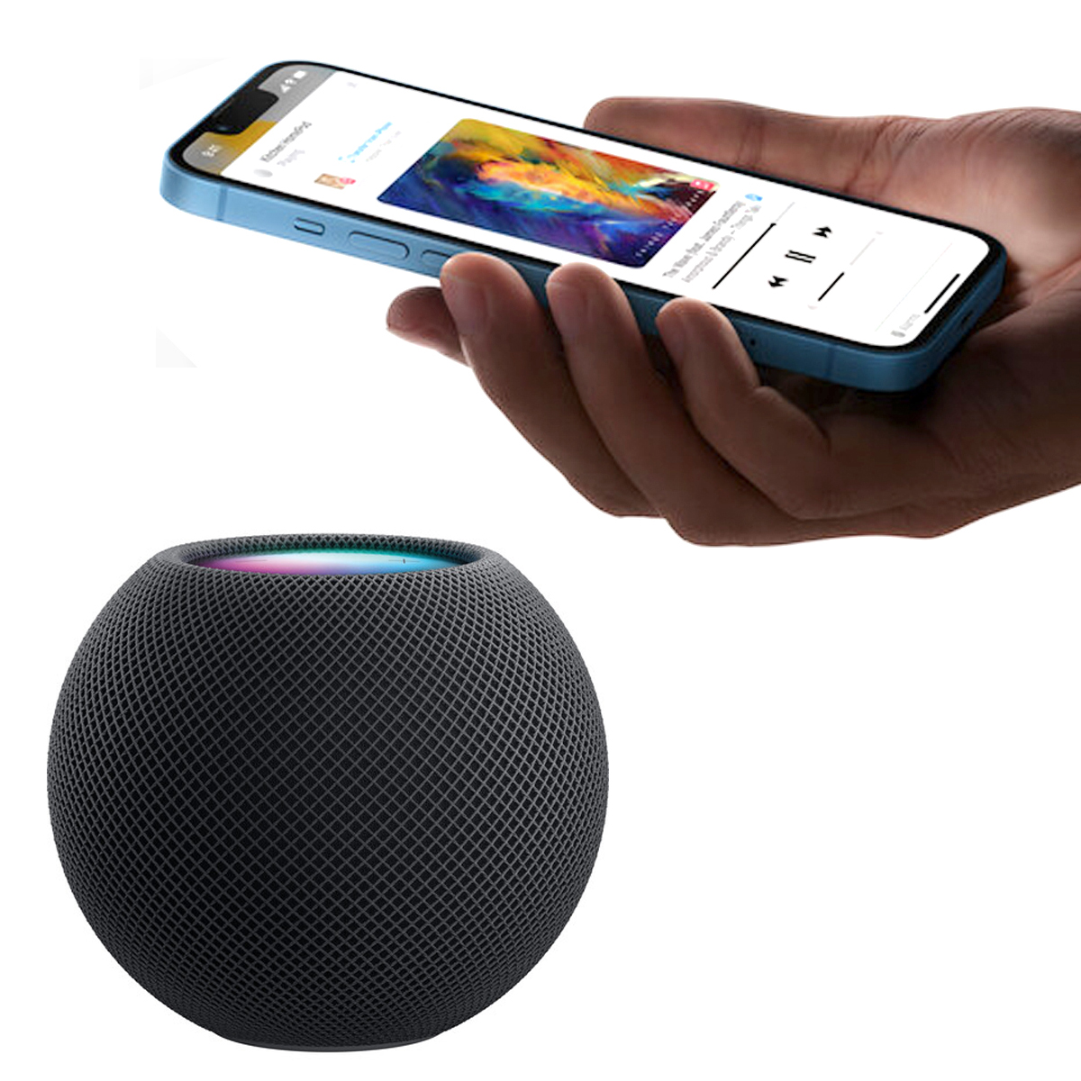 Apple Homepod Mini Bluetooth, Apple Altavoz Inteligente, Siri Soportado, LAN Inalámbrica