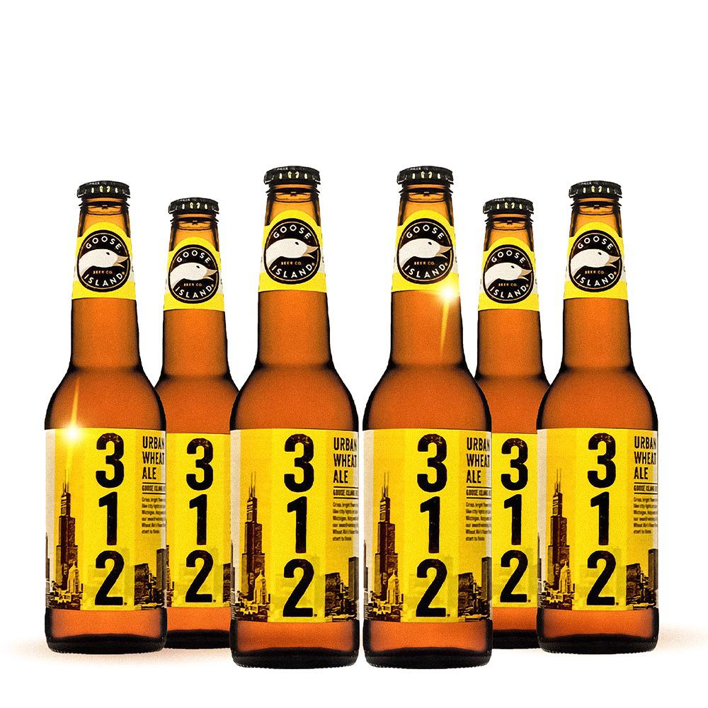 Six Pack Cerveza Goose Island 312 355ml