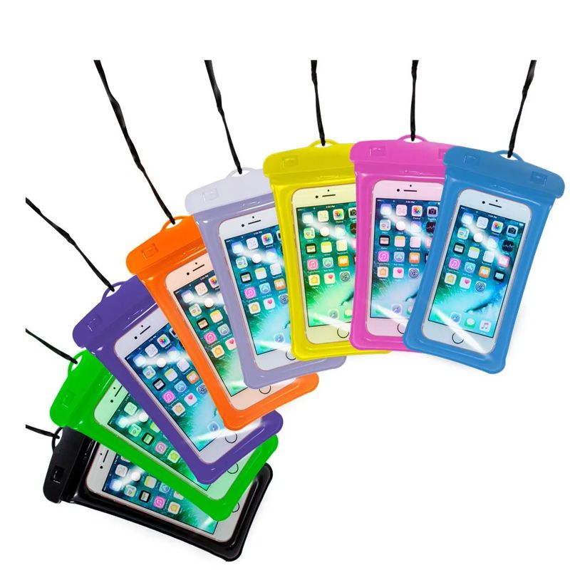 FUNDA UNIVERSAL IMPERMEABLE CONTRA AGUA PARA CELULAR