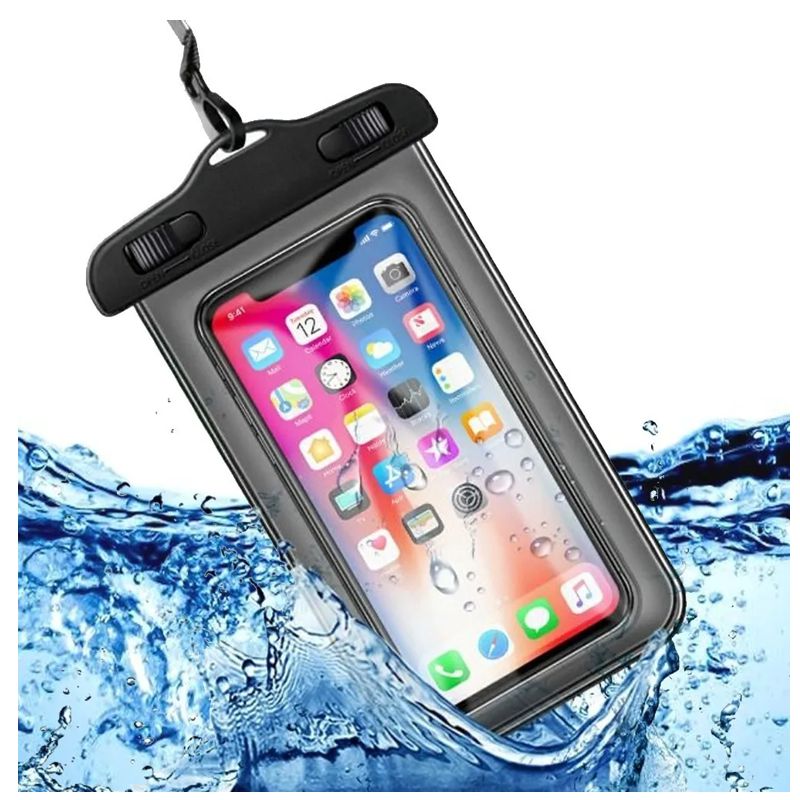 FUNDA UNIVERSAL IMPERMEABLE CONTRA AGUA PARA CELULAR