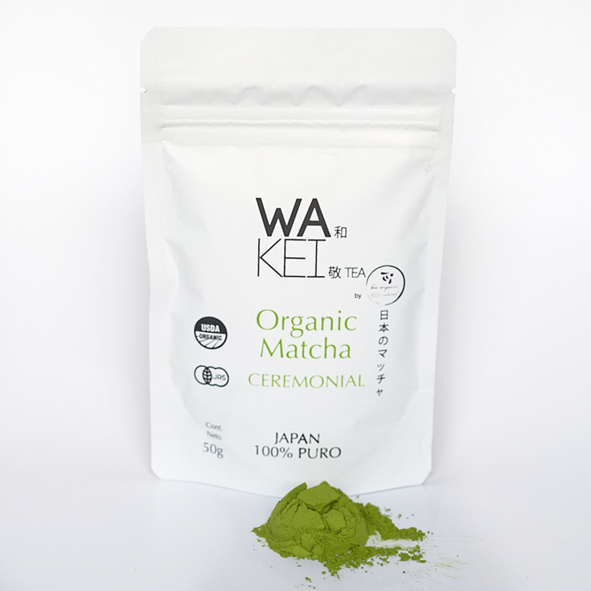 Te Matcha CEREMONIAL 100% Puro - Certificado KOSHER USDA -50g
