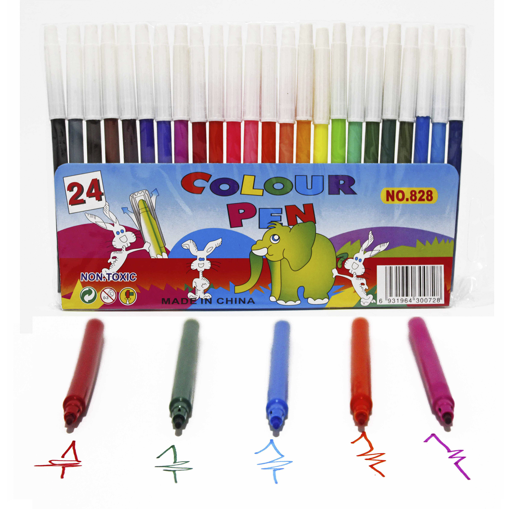 Profesiones, libro bilingüe para colorear borrable, incluye 24 plumones y 12 colores 