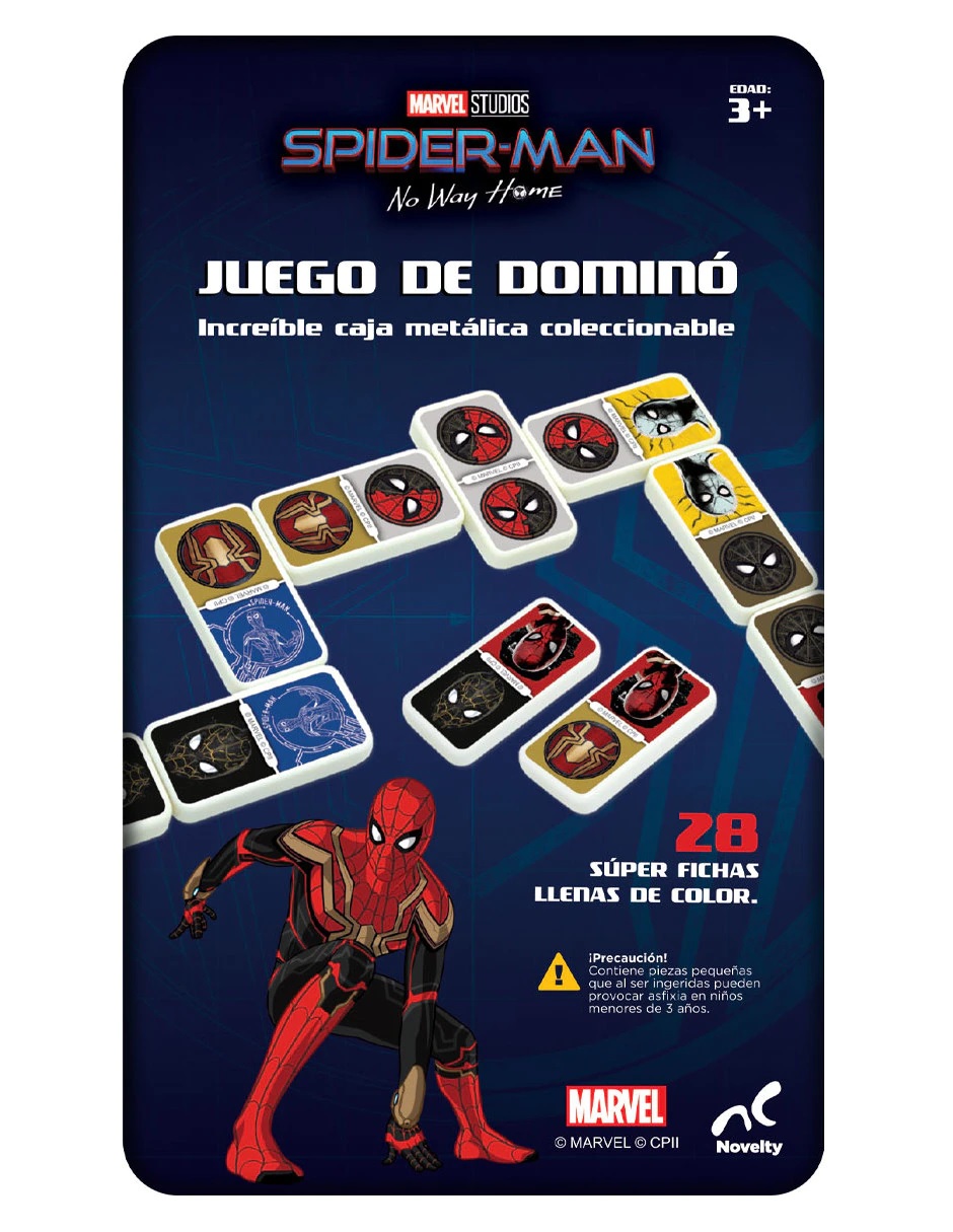 Domino Spider-Man No way Home Edición Especial Caja Metálica Coleccionable
