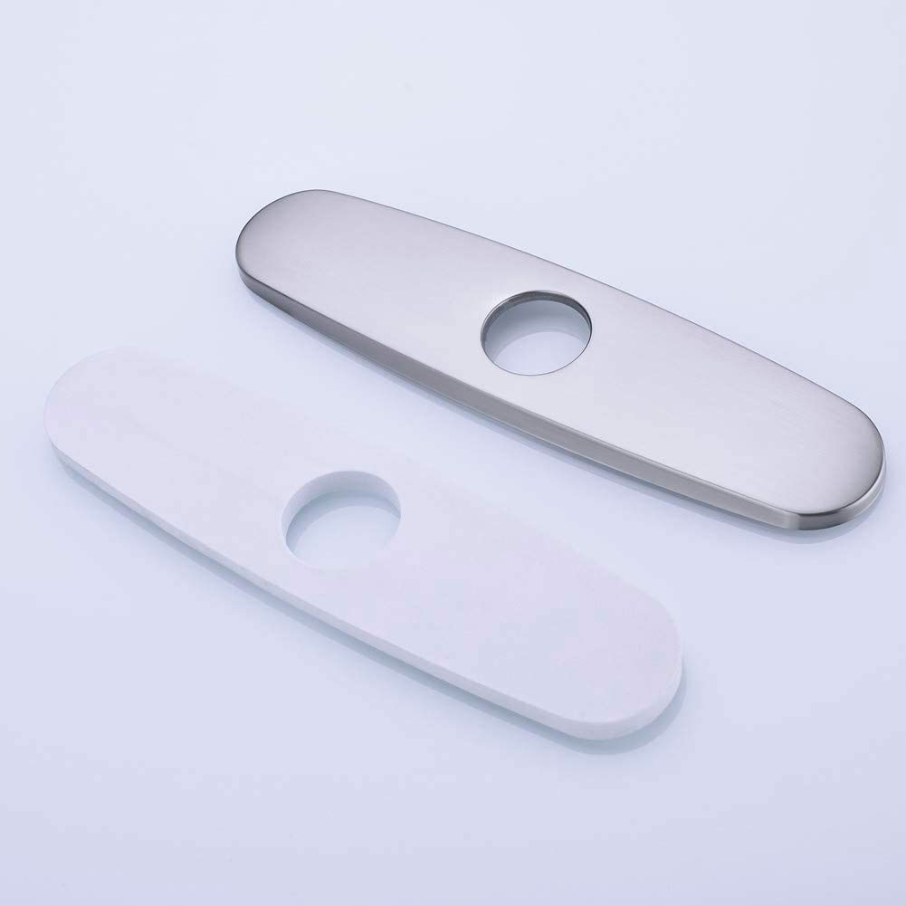 Placa De Fregadero Acabado Cromado - Cubierta Para Tapar Orificios Del Fregadero