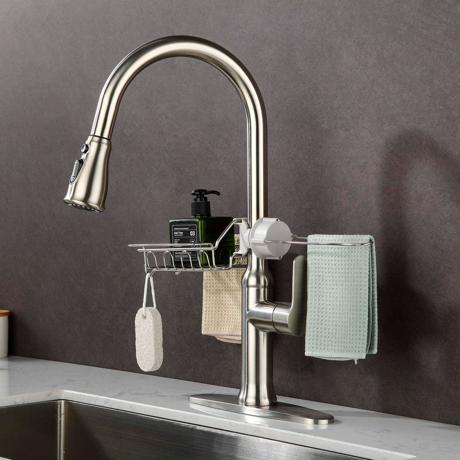 Placa De Fregadero Acabado Cromado - Cubierta Para Tapar Orificios Del Fregadero