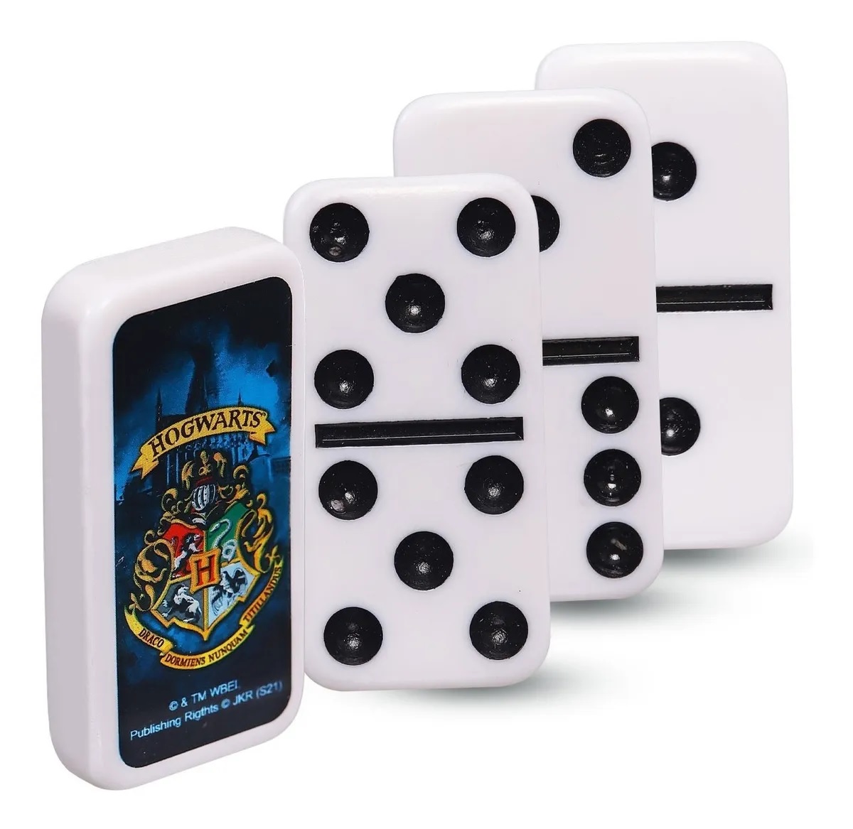 Domino Harry Potter Edición Especial Caja Metálica Coleccionable Escudo Hogwarts