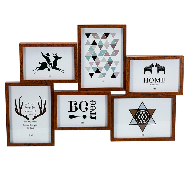 Portaretrato Multiple Cuadros Decorativos Hogar Moda 063