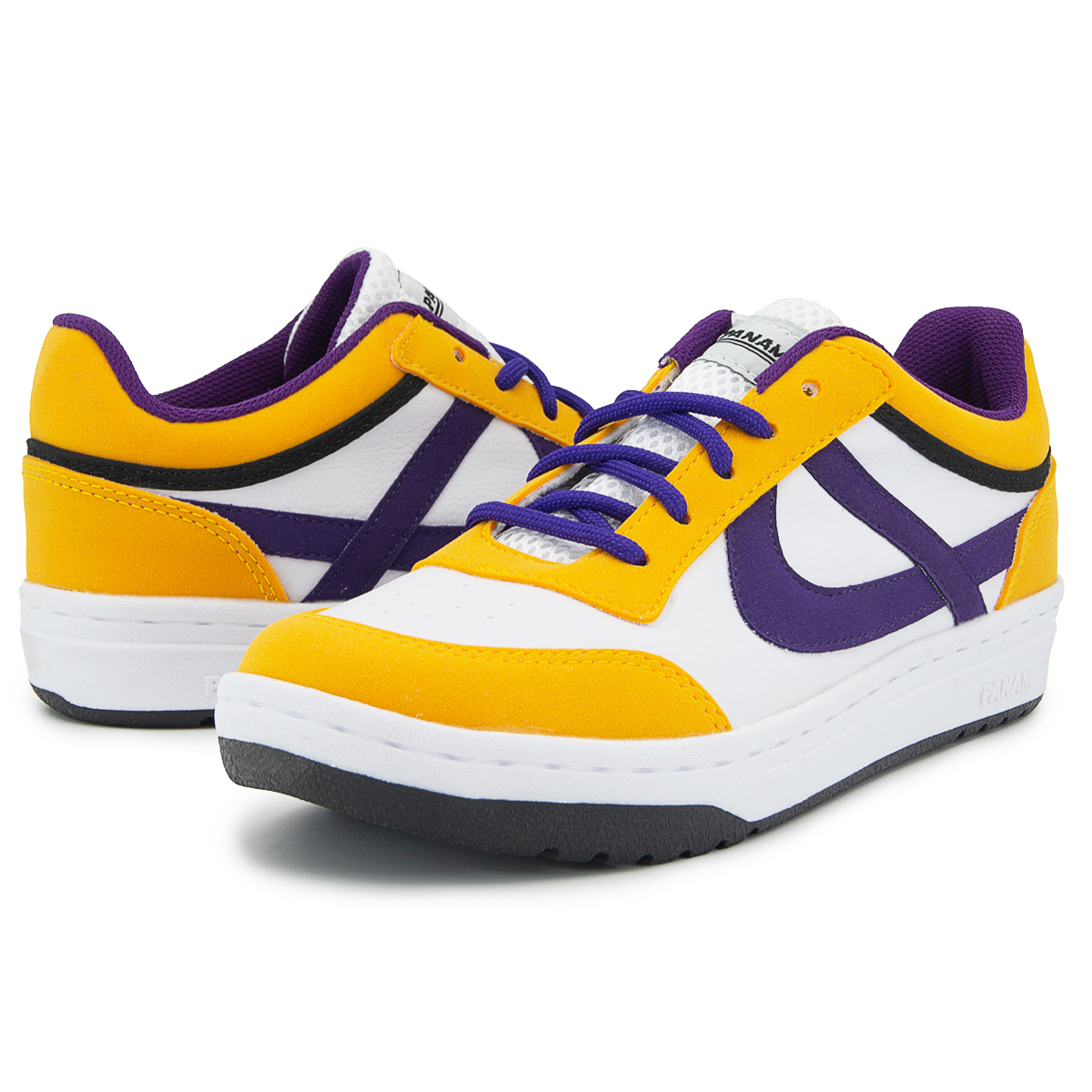 Tenis Juvenil Panam Mujer Hombre Choclo Amarillo/Morado 22-29 