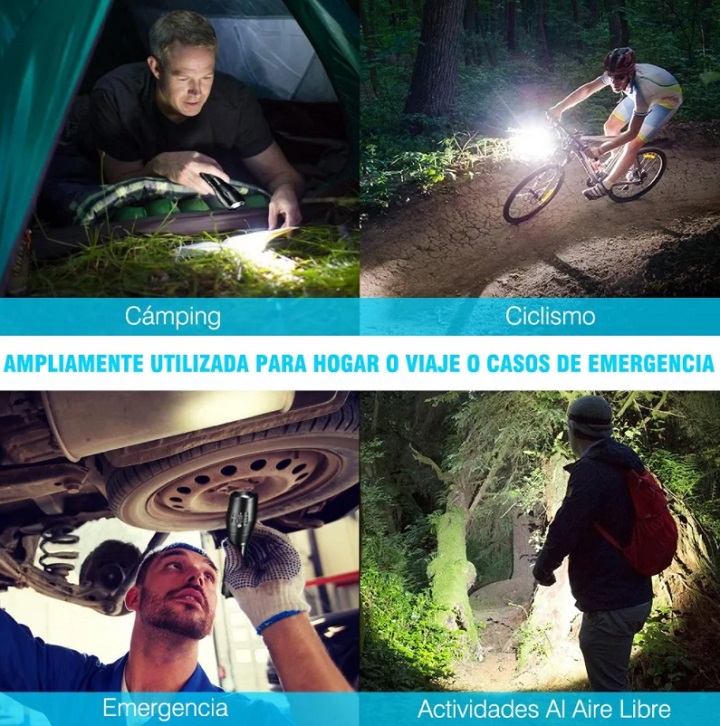 Linterna Táctica Militar Recargable