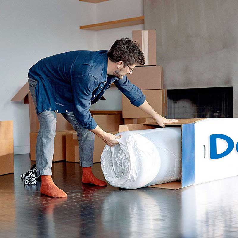 Colchón King Size  Dormez Enzo Natura Ultra Confort Memory Foam Gel