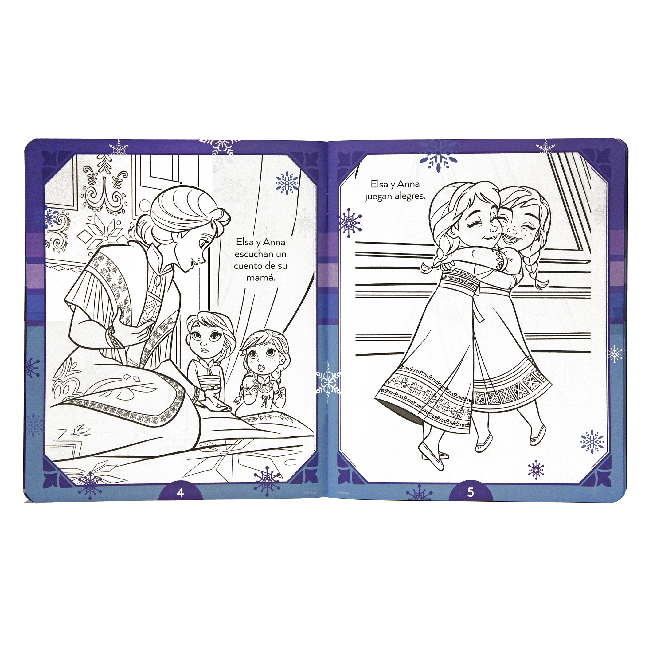 Frozen, libro para colorear borrable, incluye 24 plumones y 12 colores