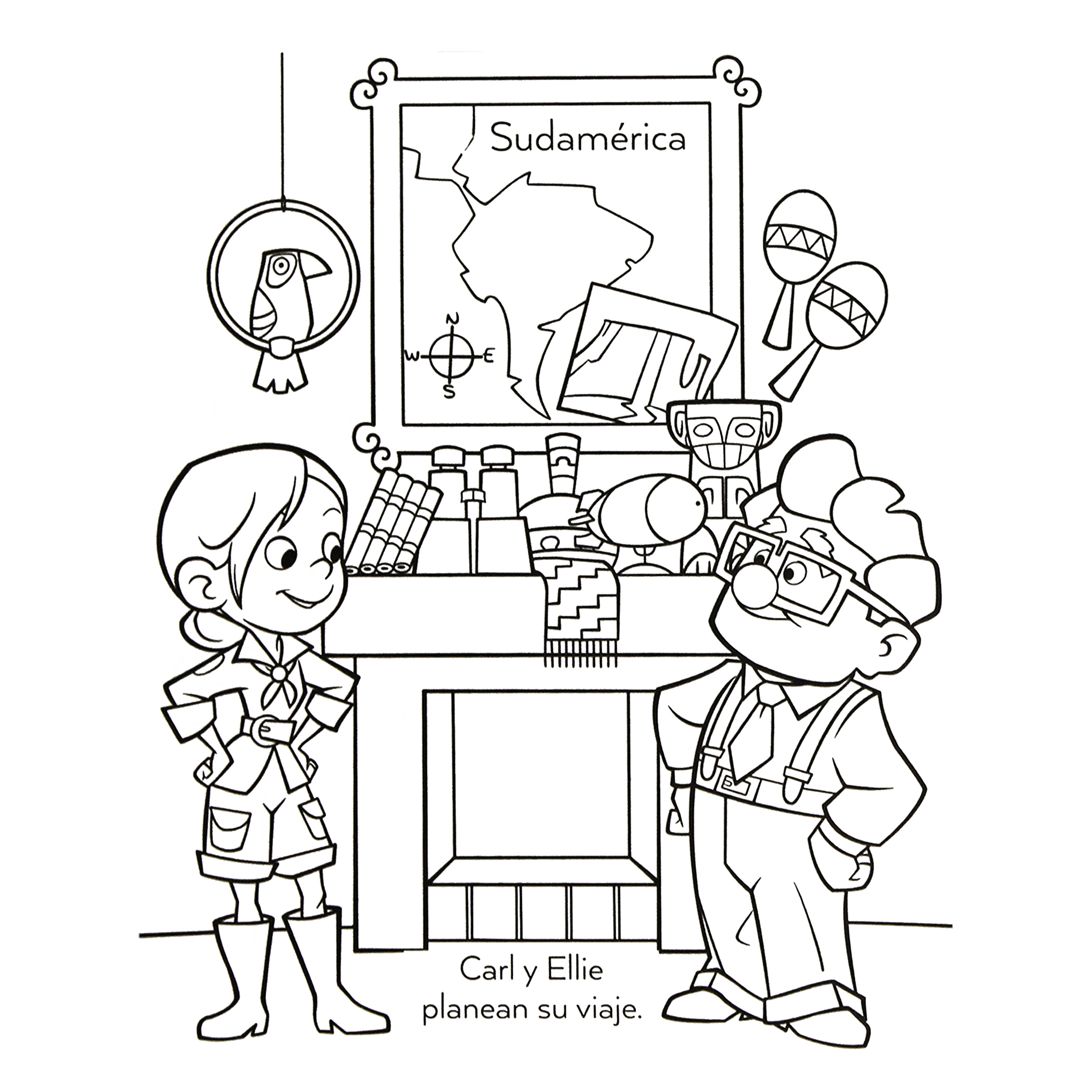 Buscando a Nemo, Monsters Inc, Ratatouille, Wall-E, Libro para colorear borrable + 24 plumones + 12 colores