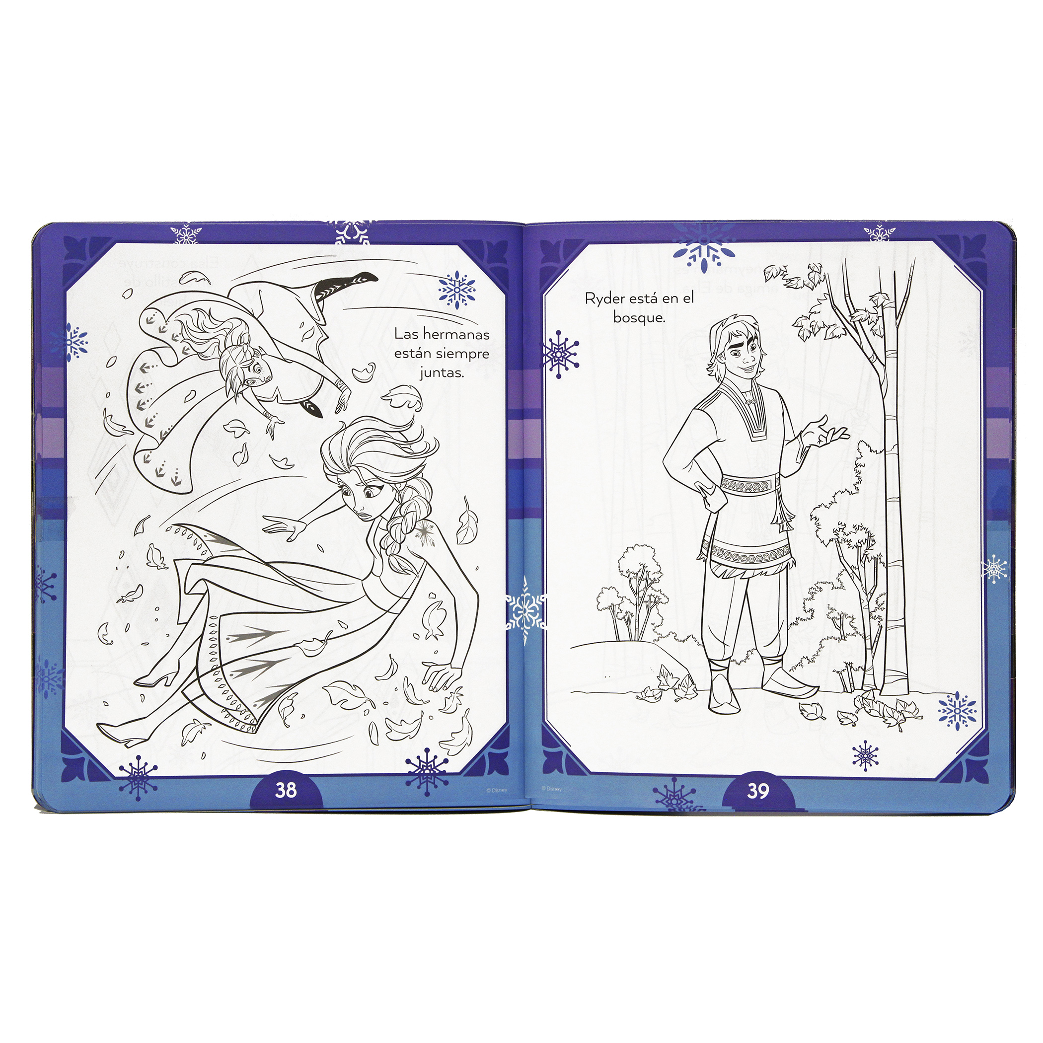 Frozen, Gatitos, 2 libros para colorear borrables, incluye 24 plumones y 12 colores