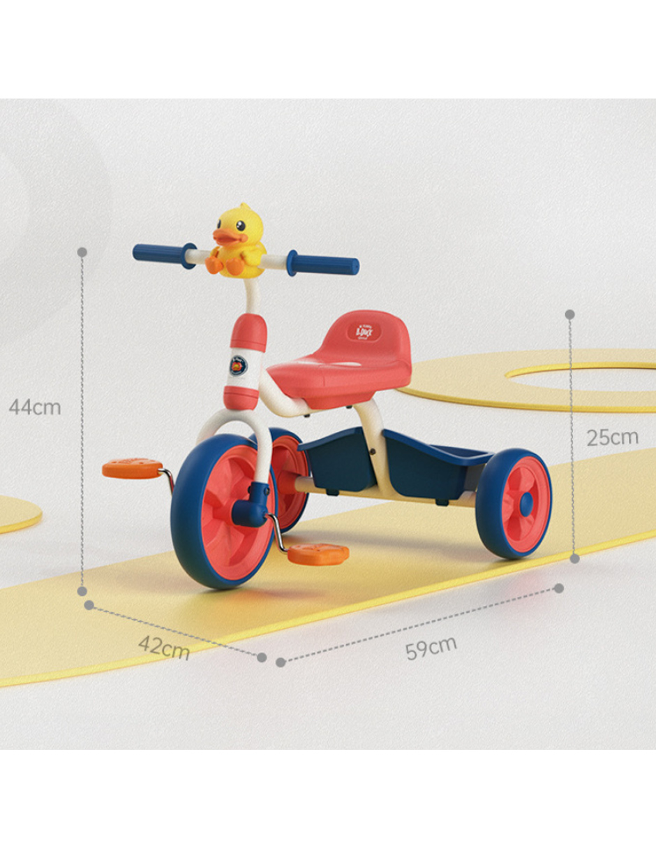 B.duck Triciclo Bicicleta Infantil Niños Rojo Paseo