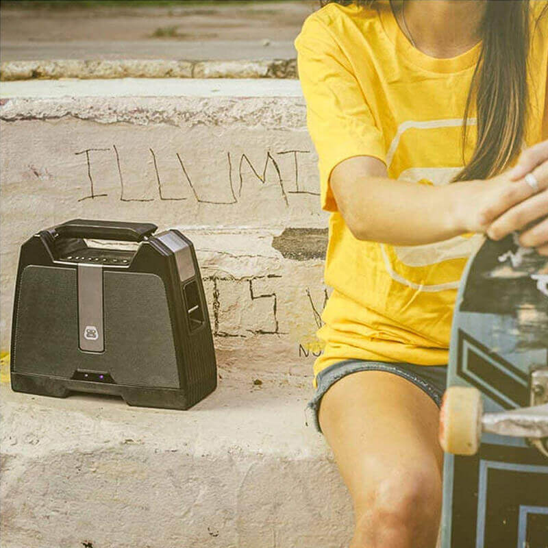 Sistema De Audio Portátil Bluetooth G boom Radio Fm REACONDICIONADO TIPO A