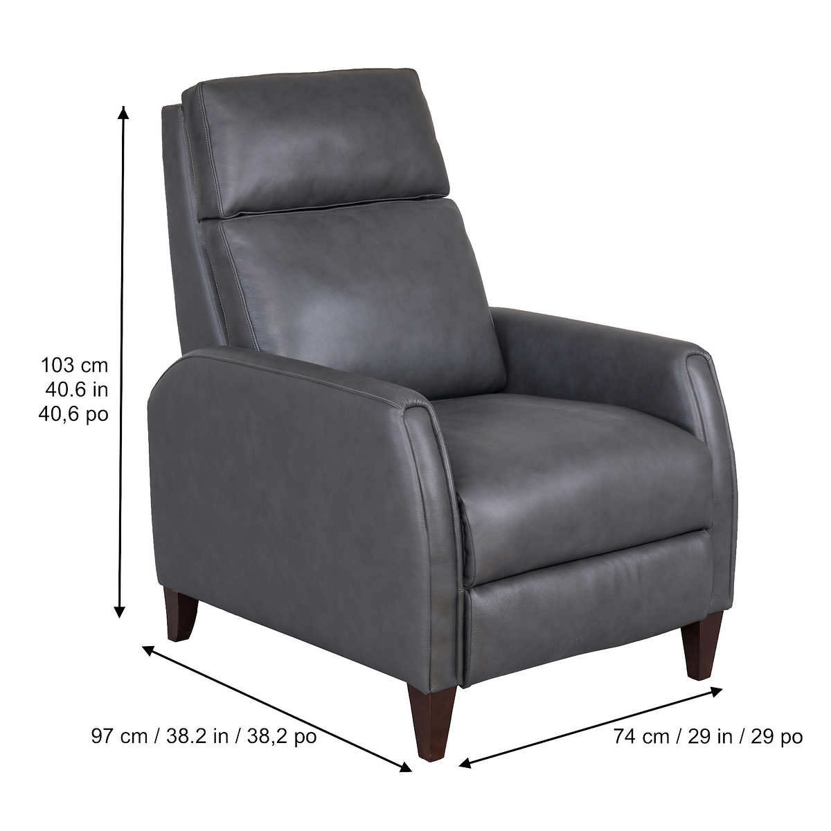 Sillón Reclinable Cuero Synergy Home Furnishings 1518006 CST