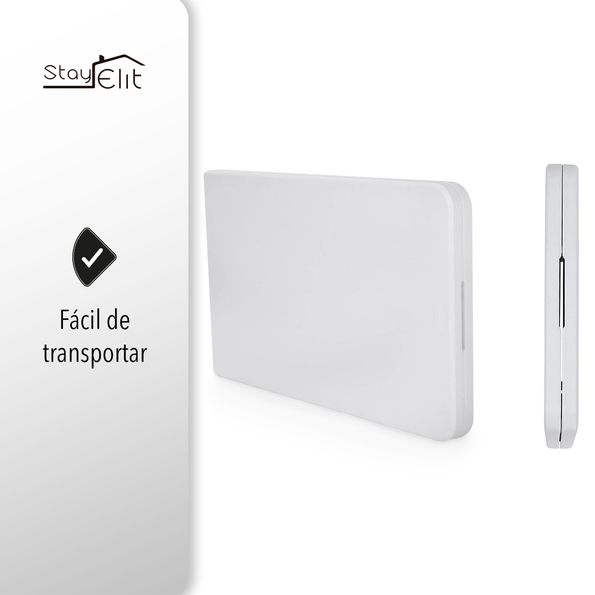 Mesa Plegable Portafolio Plastico 1.80m Resistente Stay Elit					.