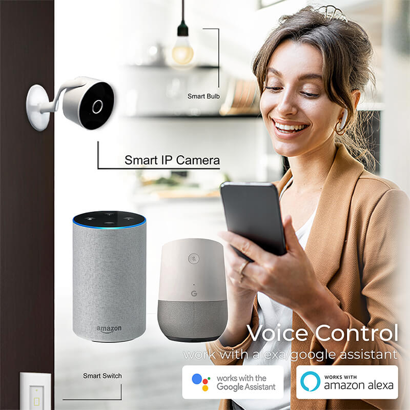 Cámara Ip Inalámbrica Inteligente Full Hd Wifi Visión Noche