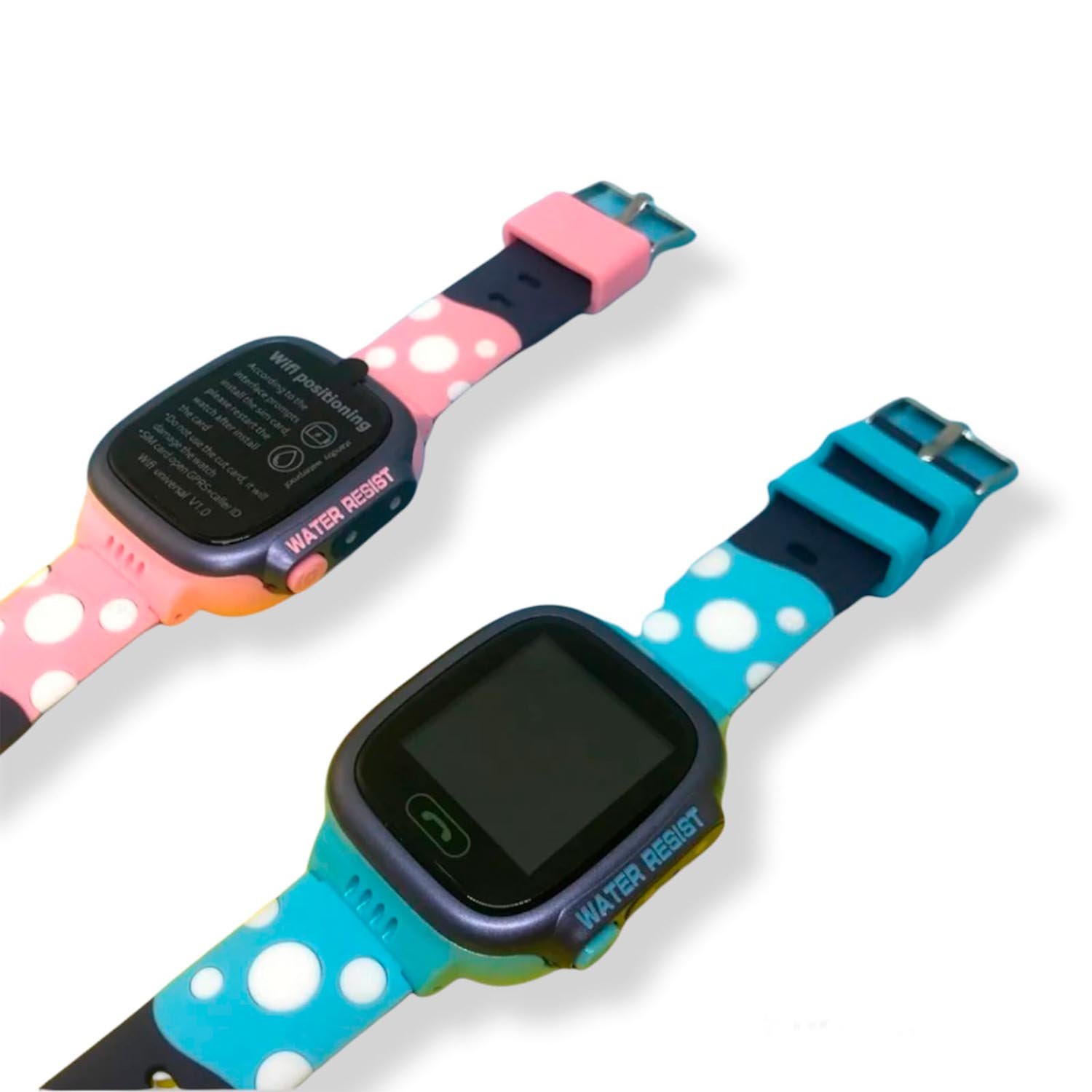 Reloj inteligente para niños, con Gps, ranura Sim y Cámara en Azul