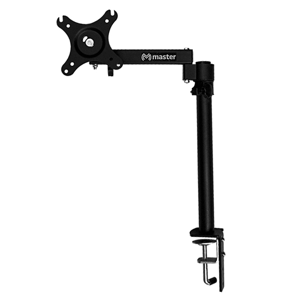 Soporte para Monitor con Brazo de 12 a 22 Pulgadas para 20 Kilos de Resistencia Inclinación de 15 Grados y Completo Giro Lateral / Master / HO-DESK1
