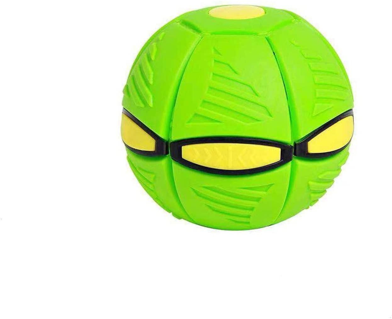 Pelota Juguete Disco Led Luminoso Y Música Frisbee Flat Ball Verde