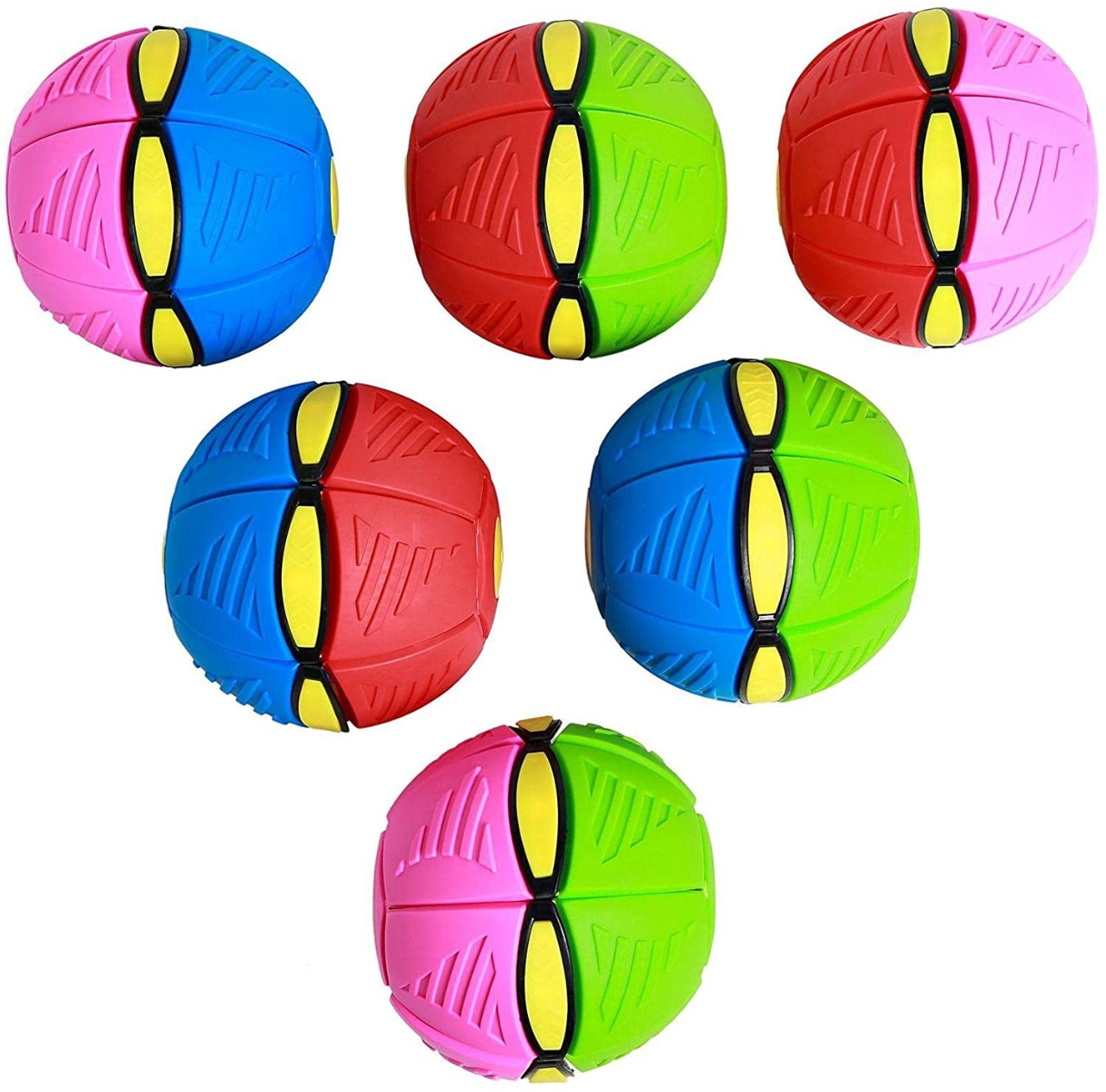 Pelota Juguete Disco Led Luminoso Y Música Frisbee Flat Ball Verde