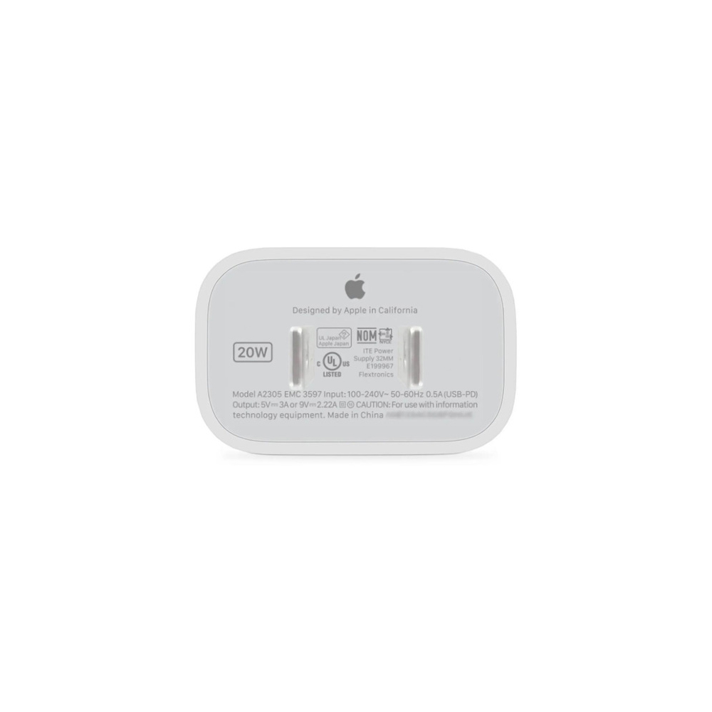 Apple Adaptador de Corriente USB-C de 20 W Reacondicionado