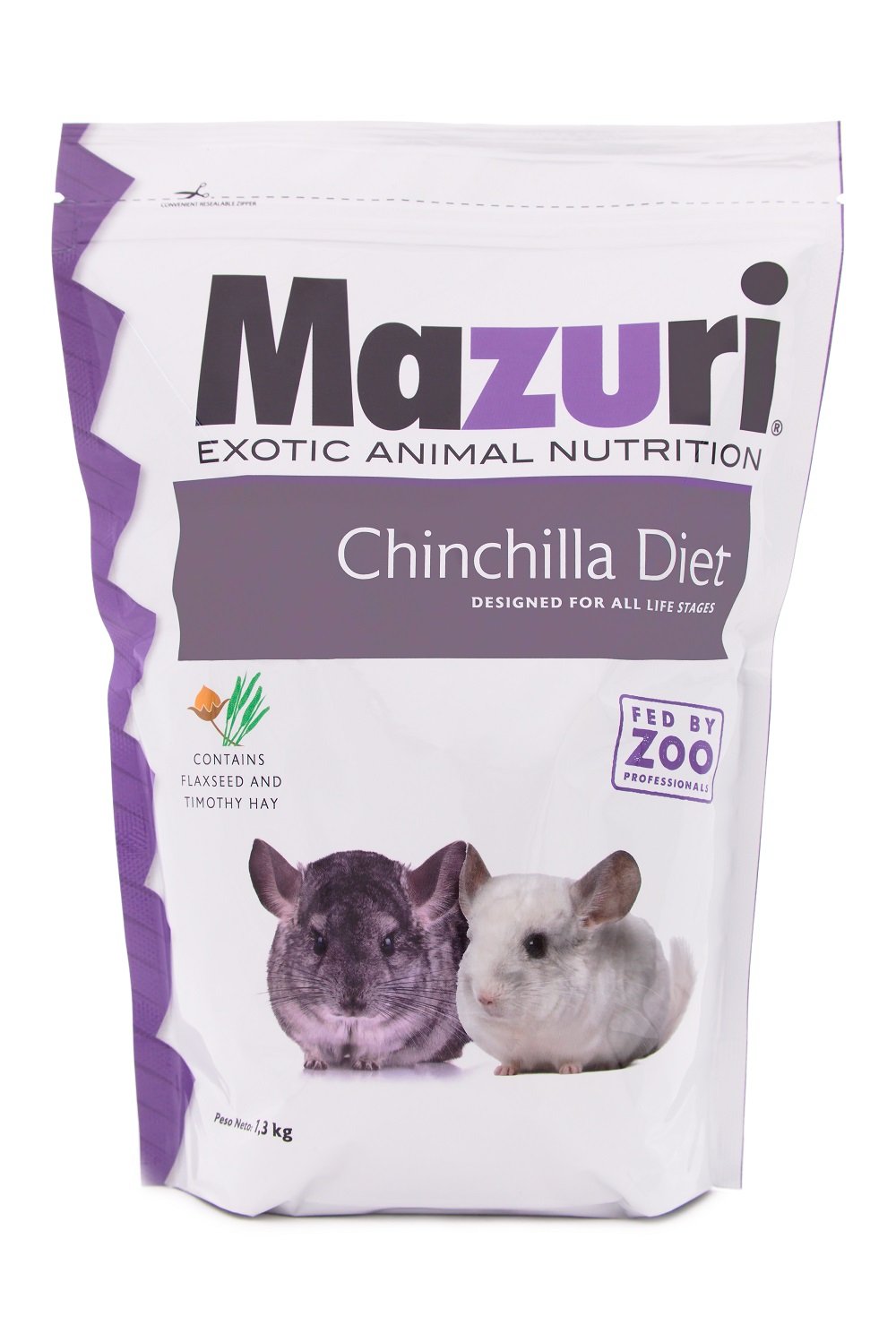Mazuri Chinchilla Alimento Balanceado Para Chinchilla 1.3kg