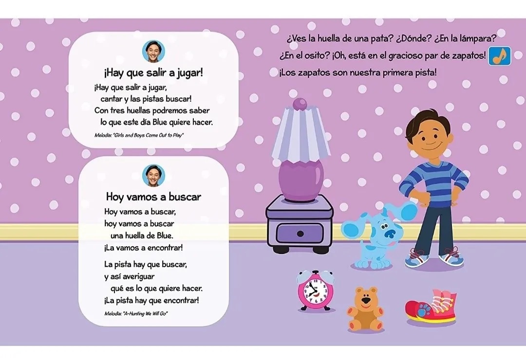 Libro Las Pistas De Blue Toca Y Canta con Blue, Guitarra con 10 canciones