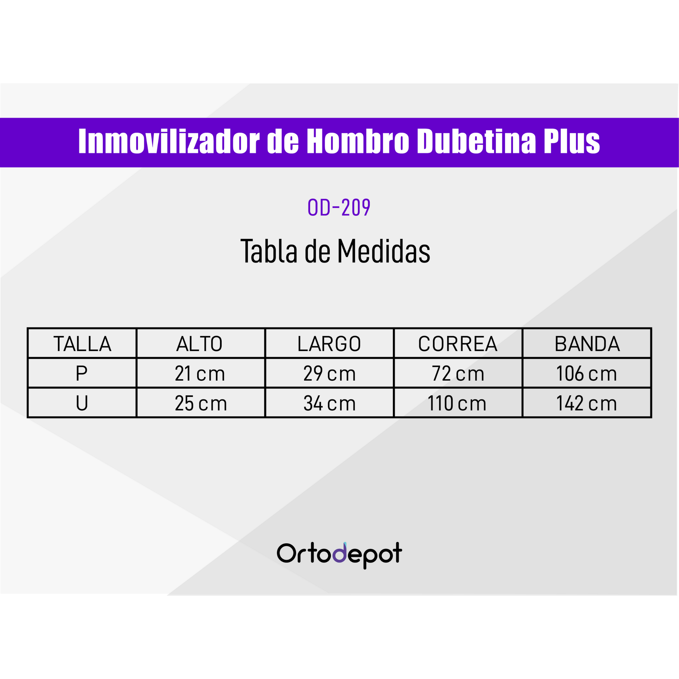 Inmovilizador de Hombro Plus