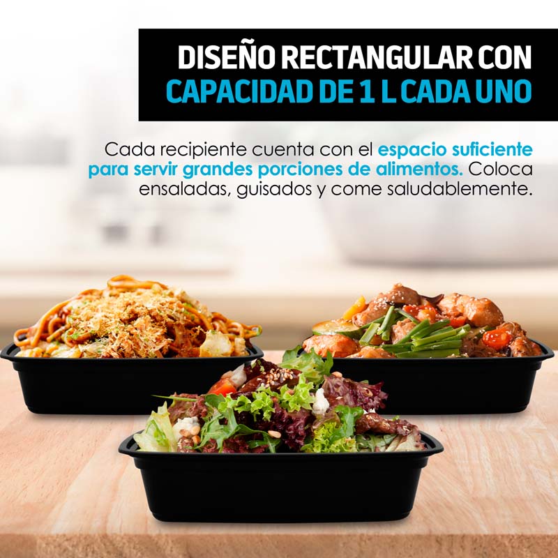 Recipientes para Comida Bento Box Reutilizables 21pz