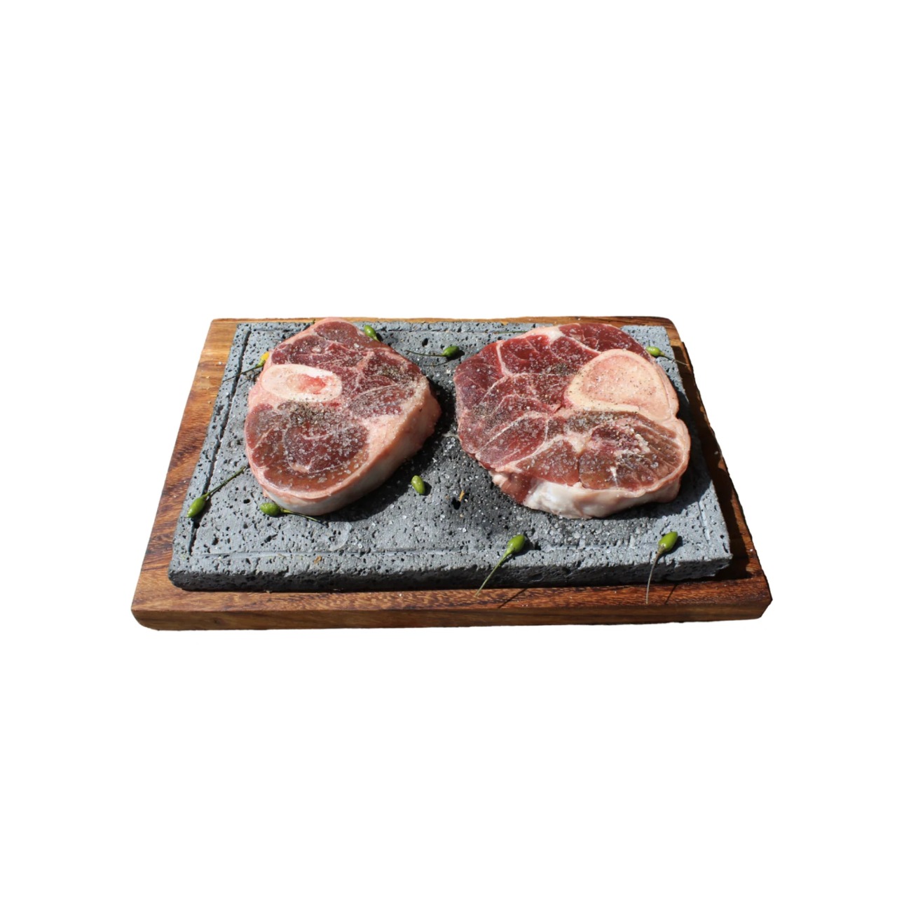 Plancha Comal Atizar de Piedra Volcanica 20 x 30 cm Para Fuego Directo